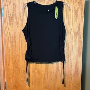 All in Motion Black Sleeveless Top with Side Ties